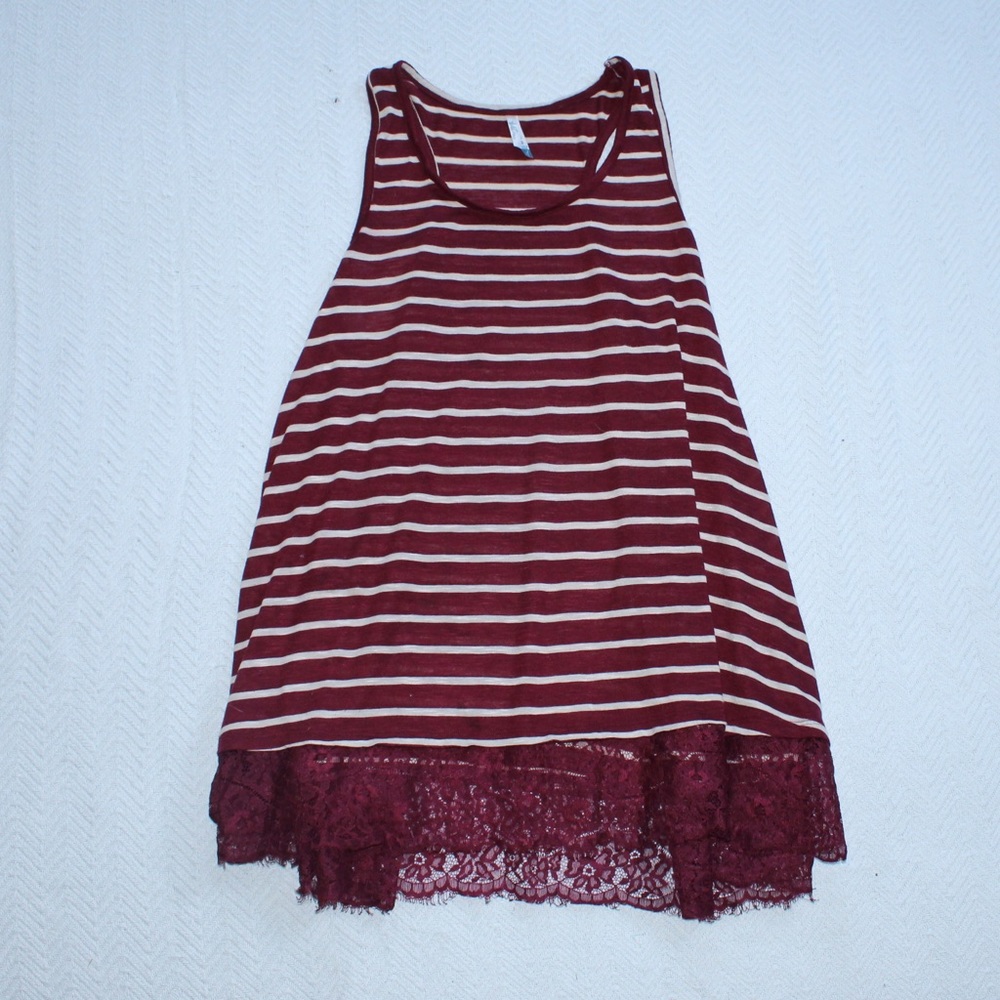 Lace tank top